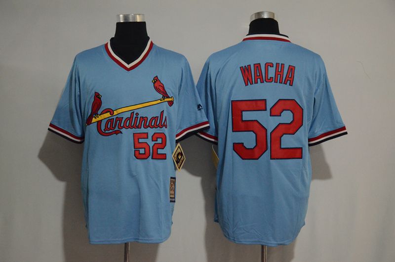 2017 MLB St Louis Cardinals #52 Michael Wacha blue jersey